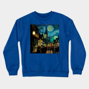 Starry Night in Diagon Alley Crewneck Sweatshirt